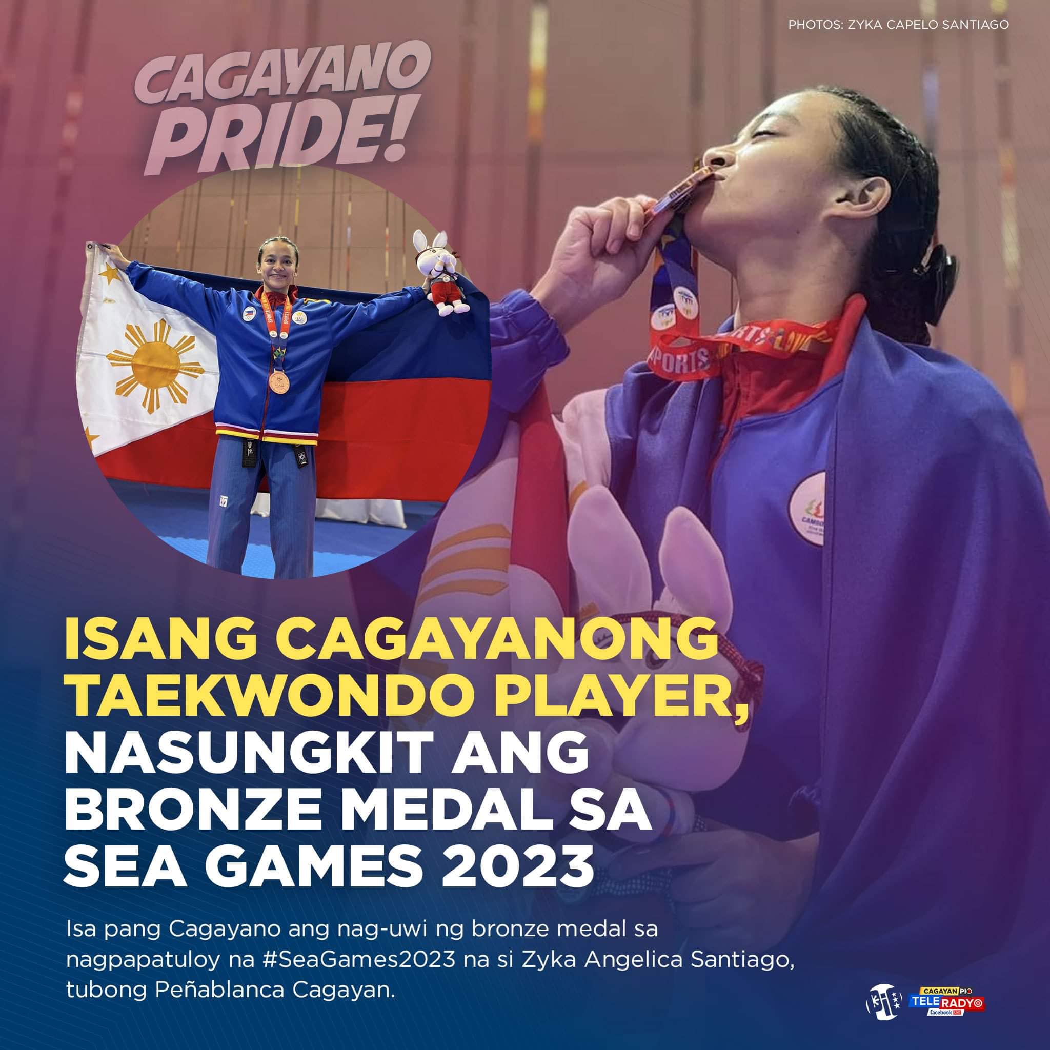 ISANG CAGAYANO TAEKWONDO PLAYER, NASUNGKIT ANG BRONZE MEDAL SA SEA ...